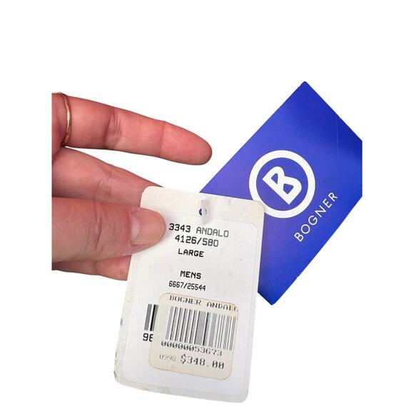 New NWT Vintage Bogner Red Andalo 1/4 Zip Pullover Weathergear Jacket - L - Picture 4 of 13